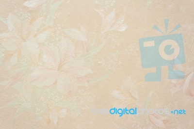 Vintage Pearl Pink Floral , Wallpaper Stock Photo