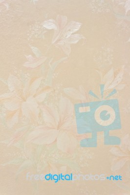 Vintage Pearl Pink Floral , Wallpaper Stock Photo