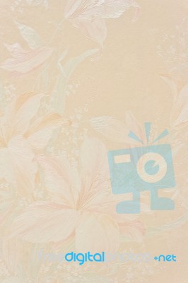 Vintage Pearl Pink Floral , Wallpaper Stock Photo