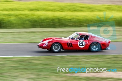 Vintage Racing At Goodwood Stock Photo