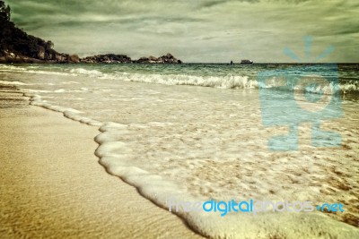 Vintage Style Sea And Beach Similan Island, Thailand Stock Photo