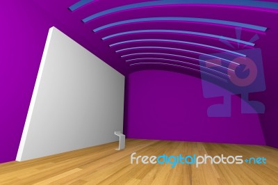 Violet Gallery Stock Image