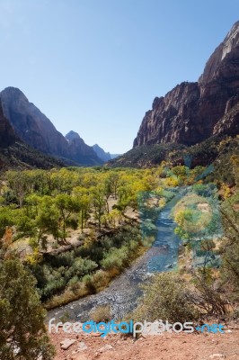 Virgin River  Valley Stock Photo