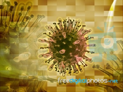 Virus Stock Image