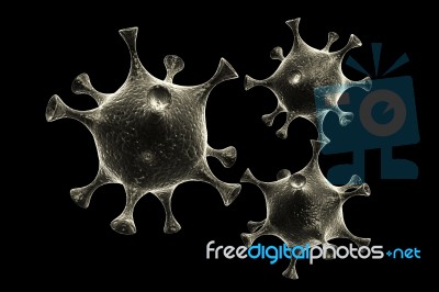 Virus Cell Stock Image