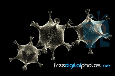 Virus Cell Stock Image