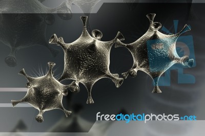 Virus Cell Stock Image