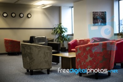 Visitors Hall, Modern Design Stock Photo