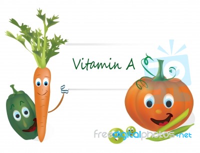 Vitamin A Stock Image