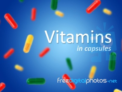 Vitamins Stock Photo