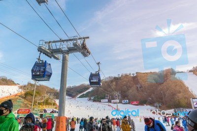 Vivaldi Park Ski Resort Stock Photo