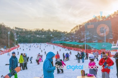 Vivaldi Park Ski Resort Stock Photo