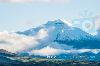 Volcano Cotopaxi, Ecuador Stock Photo