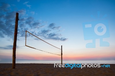 Volleyball Net Stock Photo