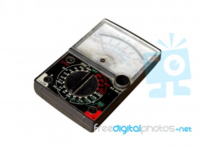 Voltmeter Stock Photo