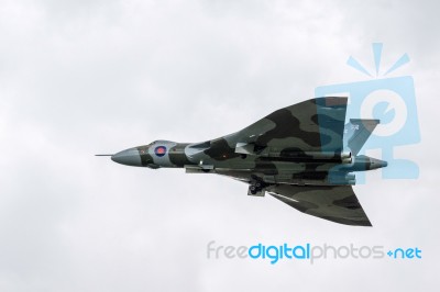 Vulcan Bomber At Shoreham Airshow Stock Photo