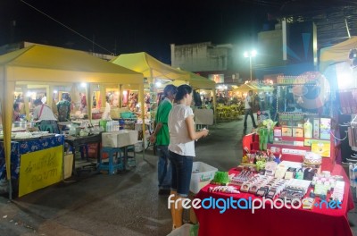 Walking Street Krabi Stock Photo