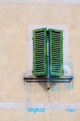 Wall In Castiglione Del Lago Stock Photo