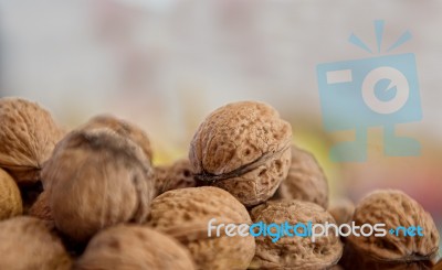 Walnuts Stock Photo