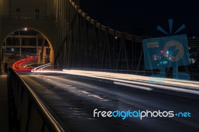 Walter Taylor Bridge In Brisbane Stock Photo