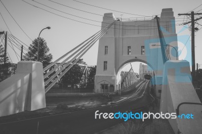 Walter Taylor Bridge In Brisbane Stock Photo