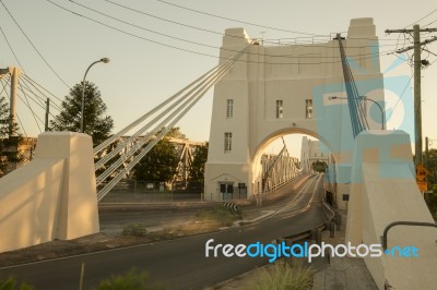 Walter Taylor Bridge In Brisbane Stock Photo