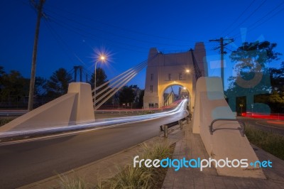 Walter Taylor Bridge In Brisbane Stock Photo