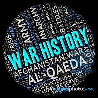 War History Shows Military Action And Battles Stock Image