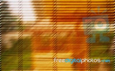 Warm And Vivid Shutter Abstraction Stock Photo