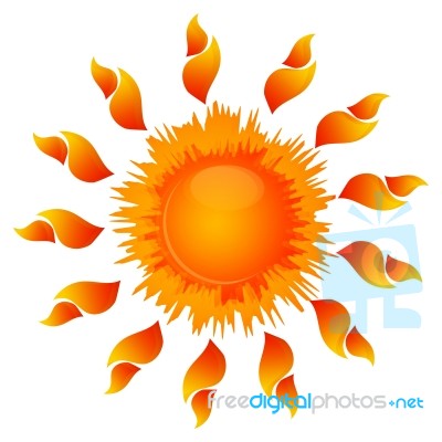 Warm Sun Stock Image