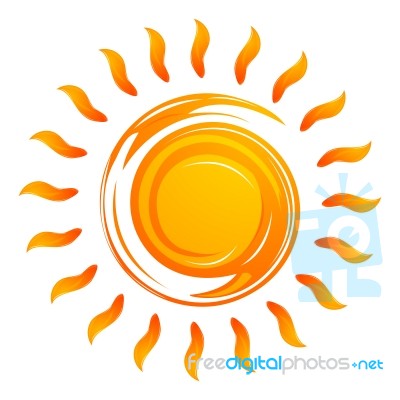 Warming Sun Stock Image