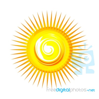 Warming Sun Stock Image