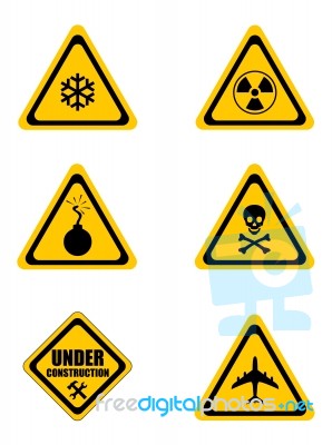 Warning Signs Stock Image