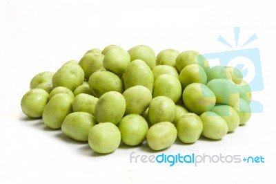 Wasabi Peanut Stock Photo