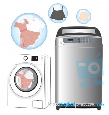 Washing Machine Stock Image