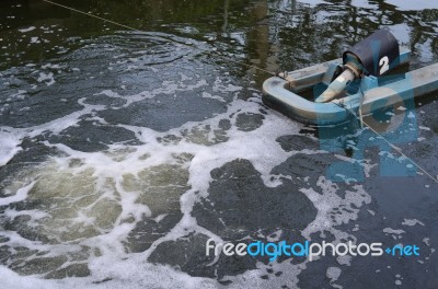 Waste Water Treatment Stock Photo