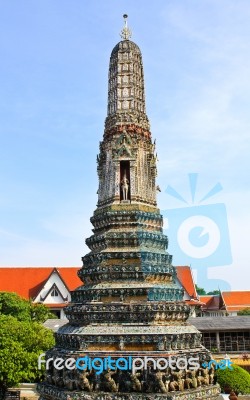 Wat Arun Temple In Bangkok Thailand Stock Photo