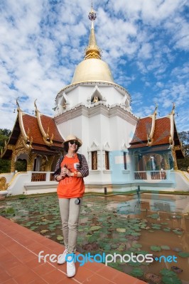 Wat Padarapirom In The Forest Stock Photo