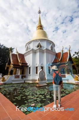 Wat Padarapirom In The Forest Stock Photo