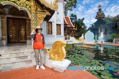 Wat Padarapirom In The Forest Stock Photo