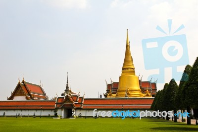 Wat Phra Kaew, Temple Of The Emerald Buddha, Bangkok, Thailand Stock Photo