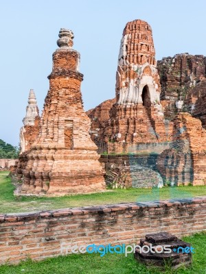 Wat Phra Mahathat Temple Stock Photo