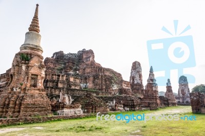 Wat Phra Mahathat Temple Stock Photo