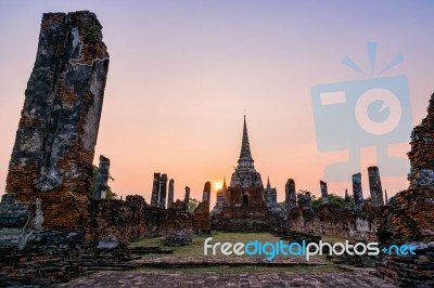 Wat Phra Si Sanphet, Thailand Stock Photo