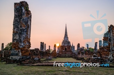 Wat Phra Si Sanphet, Thailand Stock Photo