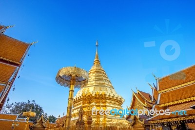 Wat Phra That Doi Suthep In Chiang Mai, Thailand Stock Photo