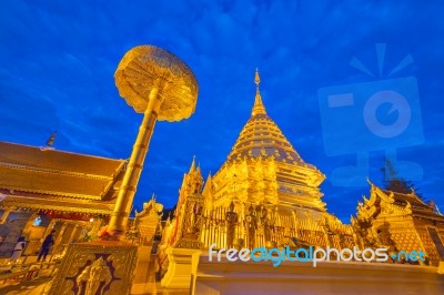 Wat Phra That Doi Suthep Temple Stock Photo