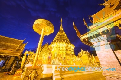 Wat Phra That Doi Suthep Temple Stock Photo