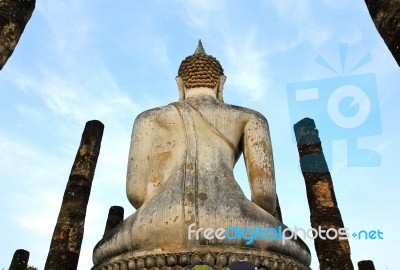 Wat Sa Si In Sukhothai Historical Park, Thailand Stock Photo