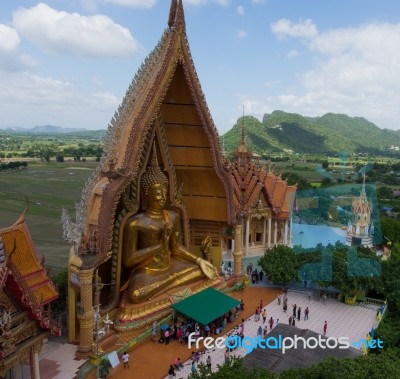 Wat Tham-sua Temple,thailand Stock Photo